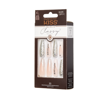 Image 3 of product Kiss - Classy Extra-Long Nails, 30 units, Sophisticated