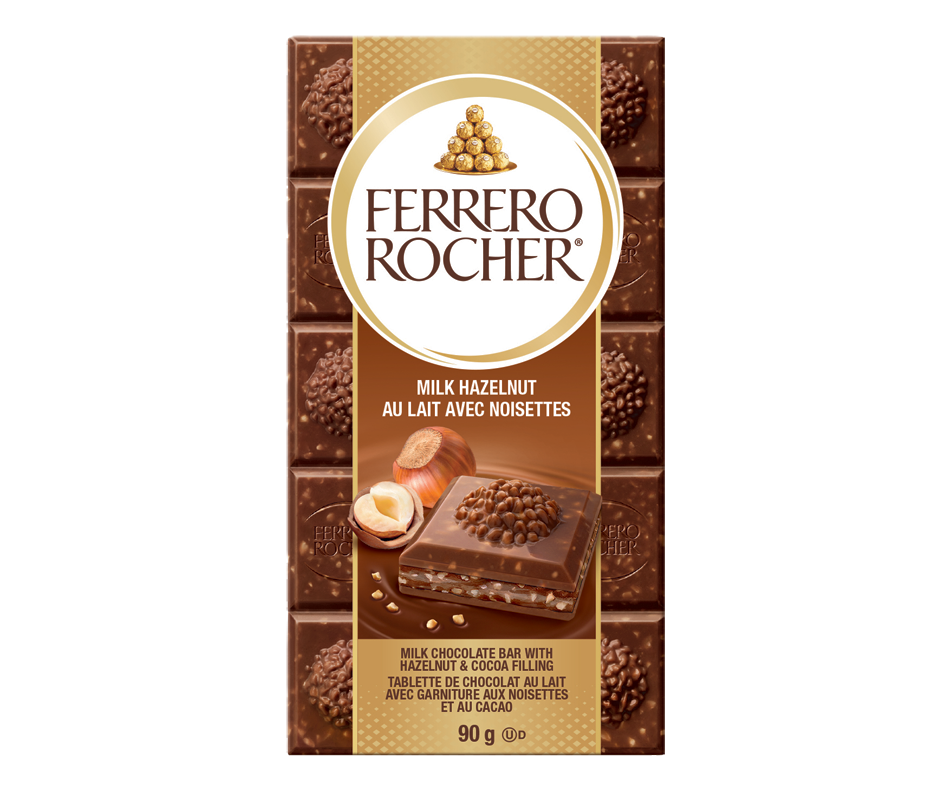 Milk Chocolate Bar, 90 g Ferrero Rocher Family size Jean Coutu