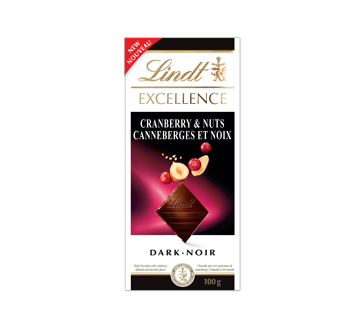Image of product Lindt - Lindt Excellence Cranberry& Nut Dark, 100 g