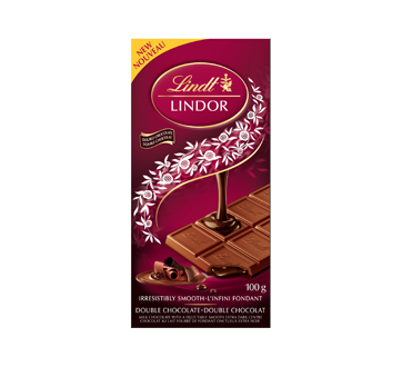 Lindor Double Chocolate Bar, 100 g