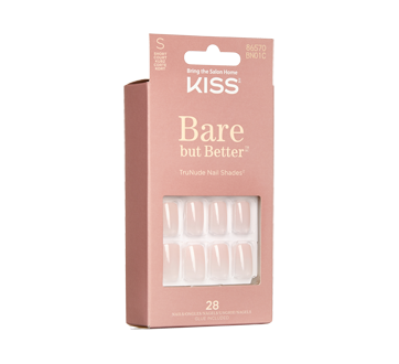 Image 2 of product Kiss - Bare But Butter Short Nails, 28 units, Nudies