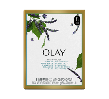 Fresh Outlast Cleansing Bars, 8 x 113 g