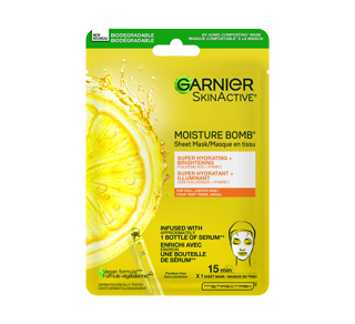 Skin Activ Moisture Bomb Sheet Mask Super Hydrating & Brightening, 28 g