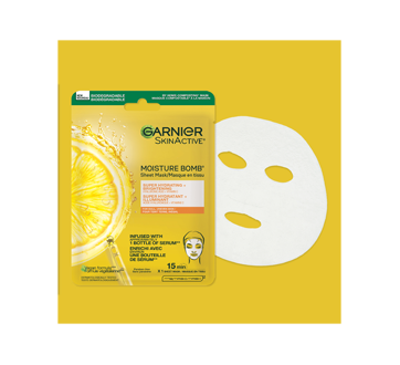 Image 8 of product Garnier - Skin Activ Moisture Bomb Sheet Mask Super Hydrating & Brightening, 28 g
