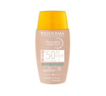 Image of product Bioderma - Photoderm Nude Touch High Protection SPF 50+, 40 ml, Light