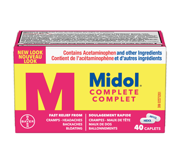 Image of product Midol - Midol Complete, 40 units