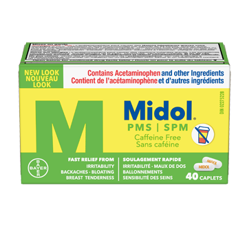 Image of product Midol - Midol PMS Caffeine-Free, 40 units