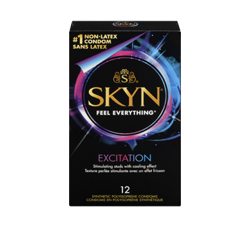 Image 1 of product Skyn - Excitation Synthetic Polyisoprene Condoms, 12 units