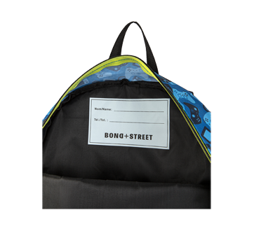 Image 5 of product Bondstreet - Gamer Back to School Backpack, 1 unit, Blue