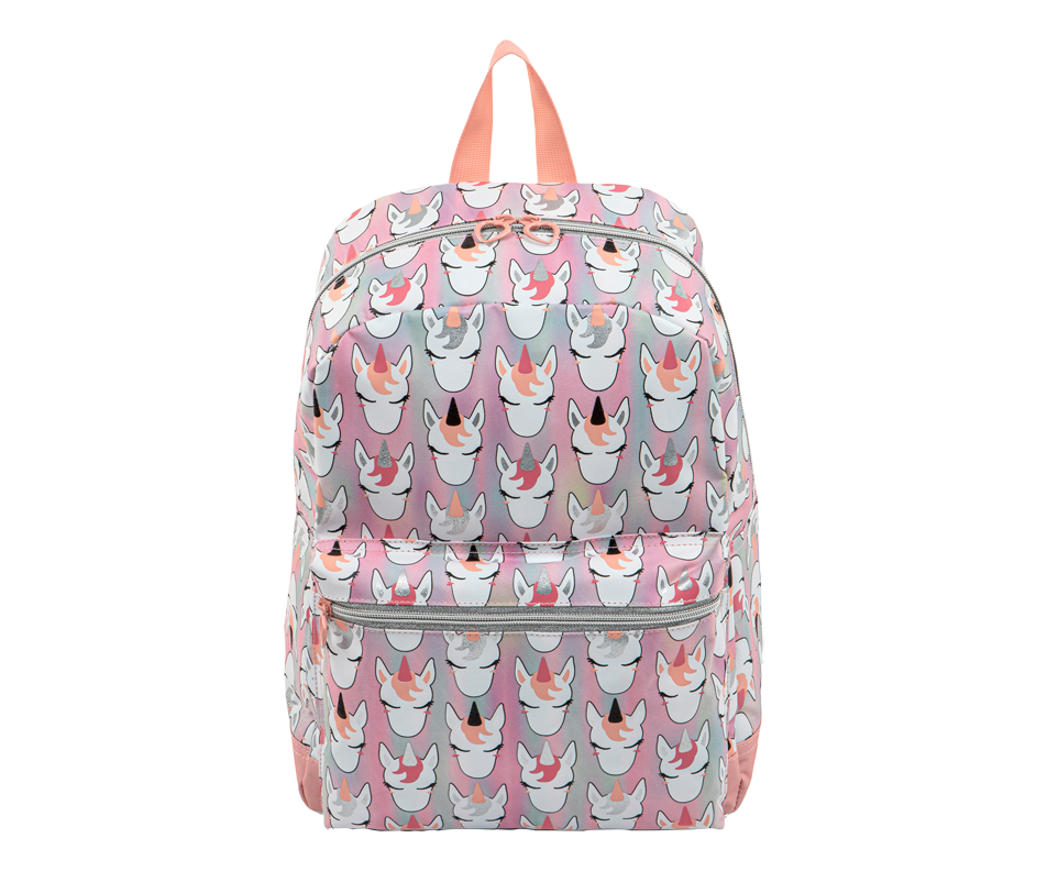 Unicorn Back to School Backpack, 1 unit, Pink Bondstreet Backpack