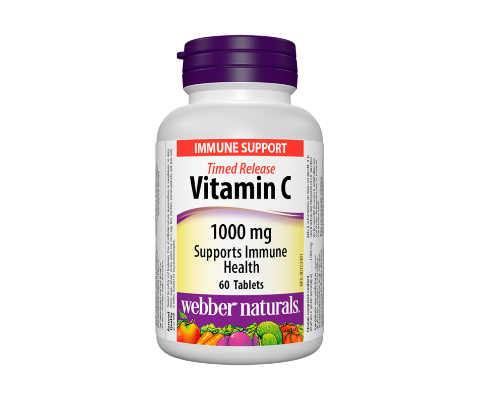 Vitamin C Timed Release, 60 units ber Naturals Vitamin C Jean