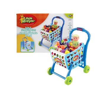 Image of product Tutti Frutti - 3-in- Shopping Cart, Blue, 1 unit