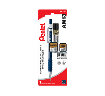 AM13 Heavy Duty Mechanical Pencil 1.3mm with Refill Lead Tube, 1 unit