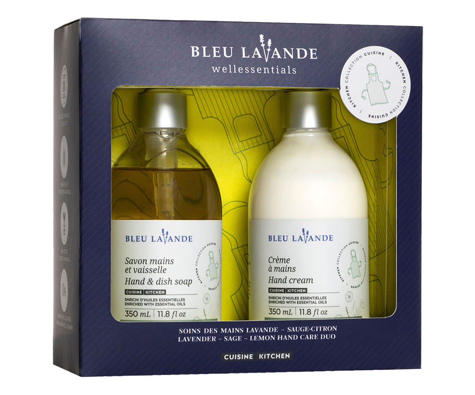 LavenderSageLemon Hand Care Duo, 2 units Bleu Lavande Gift sets