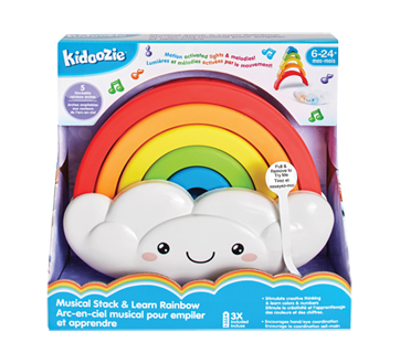Musical Stack & Learn Rainbow, 1 unit