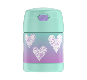 Stainless Steel Food Jar, 290 ml, Heart