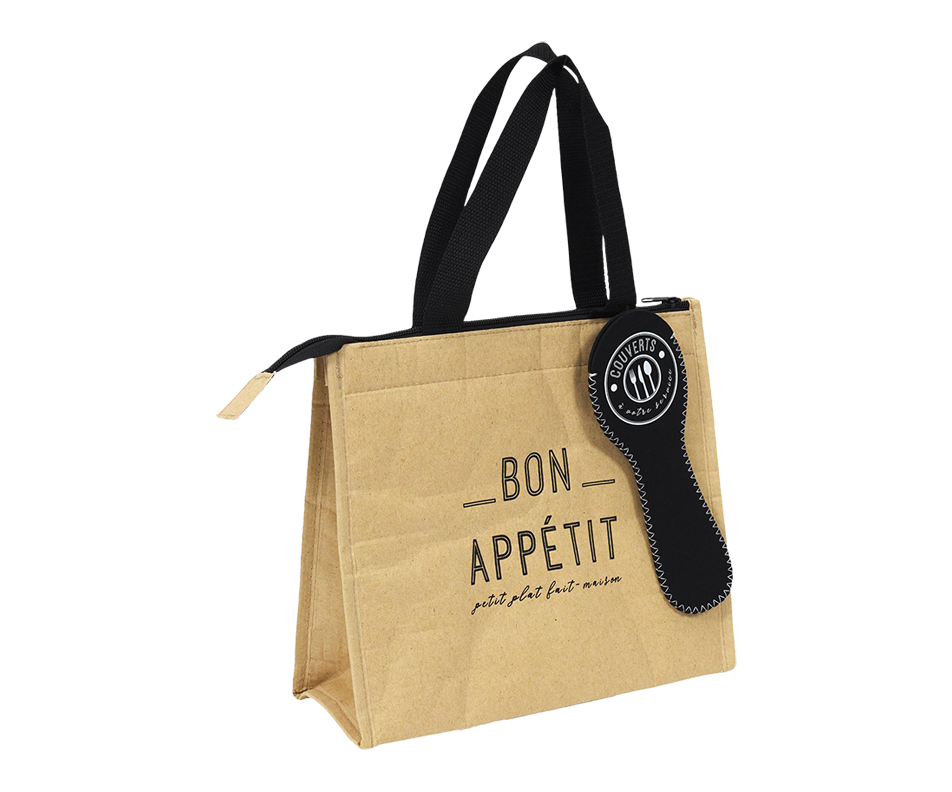 Insulated Lunch Bag with Utensil Holder, 1 unit Cook Concept Lunch