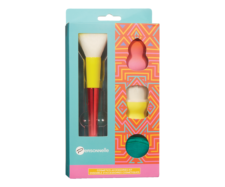 Cosmetics Accessories Kit, 4 units Personnelle Cosmetics Accessories Jean Coutu