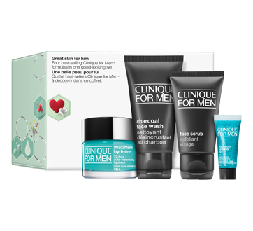 Great Skin For Him: Men's Skincare Set, 4 units