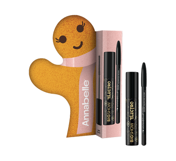 Image of product Annabelle - Gingerbread Collection Mascara Bigshow Electro Full Fan Effect & Kohl Eyeliner Holiday Set, 2 units