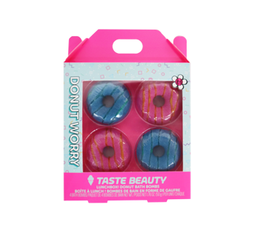 Image 2 of product Taste Beauty - Lunch Box Bath Bombs Donut Worry, 4 units