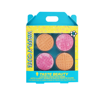 Image 2 of product Taste Beauty - Lunch Box Bath Bombs Waffl-y Cute, 4 units