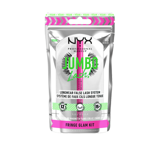 Jumbo Lash! Longwear Flase Lash System in 2 easy steps, 1 unit, Fringe Glam Kit