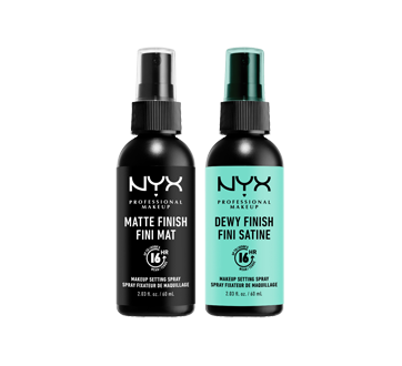 Image 3 of product NYX Professional Makeup - Makeup Setting Spray Duo Long lasting Dewy & Matte, 2 units