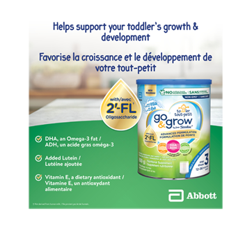 Image 2 of product Similac - Go & Grow Step 3 Toddler Drink, Powder, 12-36 Months, 850 g, Milk