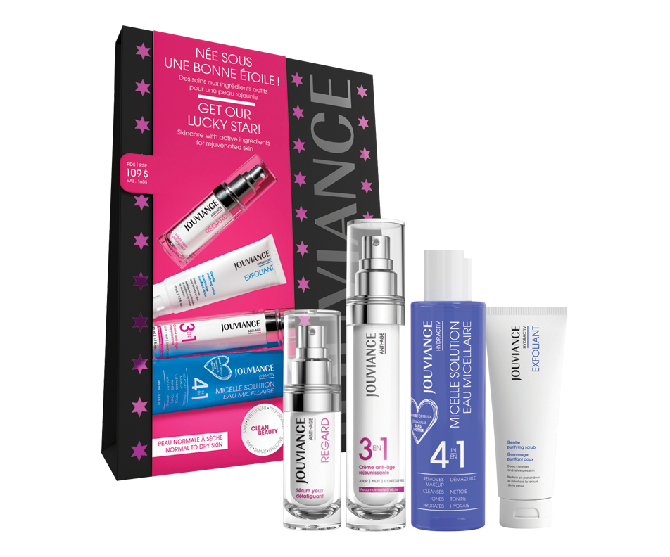 AntiAge 3in1 Normal to Dry Skin Set, 4 units Jouviance Face care Jean Coutu