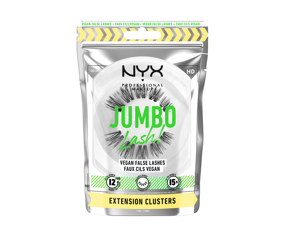 Jumbo Lash! Vegan Extension Clusters, 1 unit, Black NYX Professional