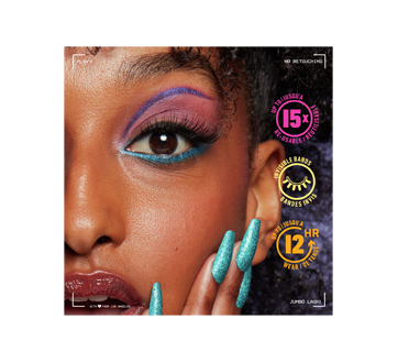 Image 7 of product NYX Professional Makeup - Jumbo Lash! Extension Clusters Vegan, Reusable False Lashes, 1 unit, Black