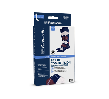 Image of product Paramedic Canada - Men's Compression Socks, 1 unit, Dimaond-Medium