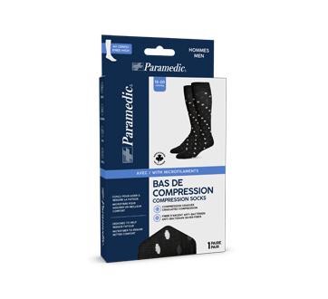 Image of product Paramedic Canada - Men's Compression Socks, 1 unit, Dots-Large