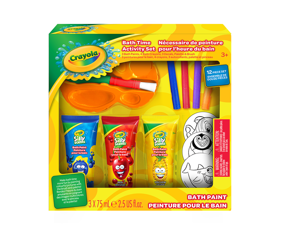 Bath Time Activity Set, 1 unit Crayola Bath accessories Jean Coutu