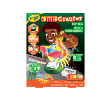 Image of product Crayola - Critter Creator Kit Glow Bugs, 1 unit