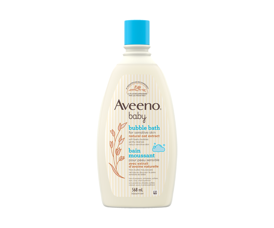 Bubble Bath for Sensitive Skin, 568 ml Aveeno Baby Bath and cleanser Jean Coutu