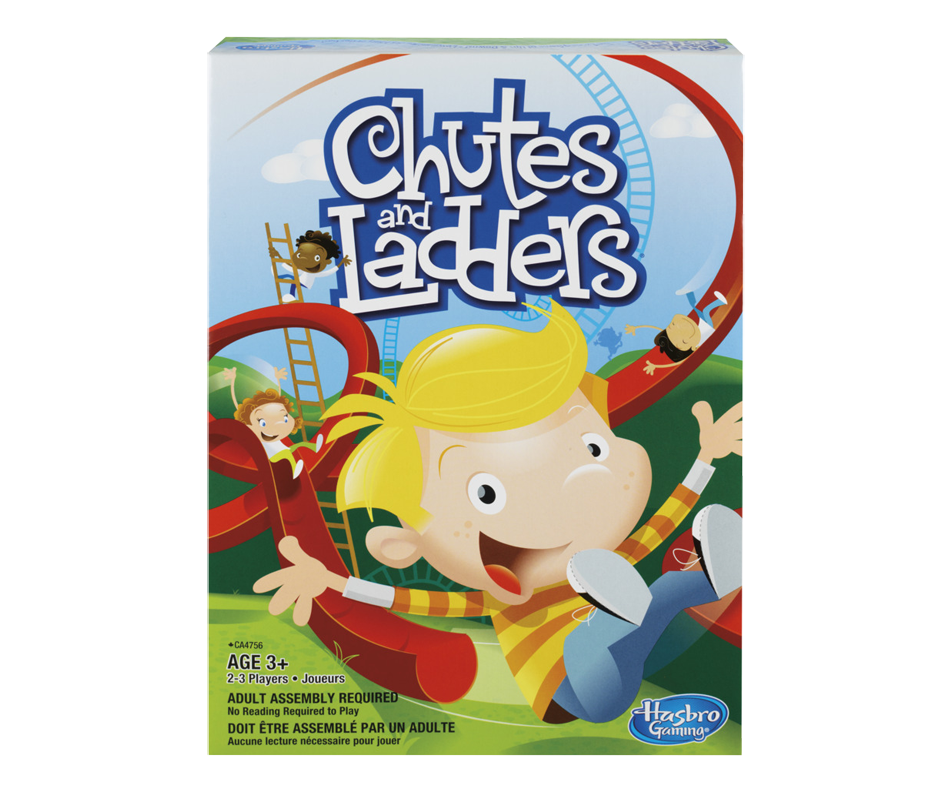Chutes and Ladders, 1 unit Hasbro Board games Jean Coutu