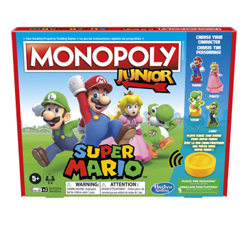Image 1 of product Hasbro - Monopoly Junior Super Mario Edition, 1 unit