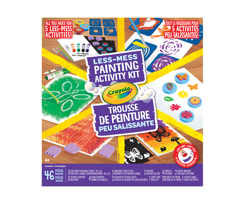 Less Mess Painting Activity Kit, 1 unit Crayola Arts and crafts
