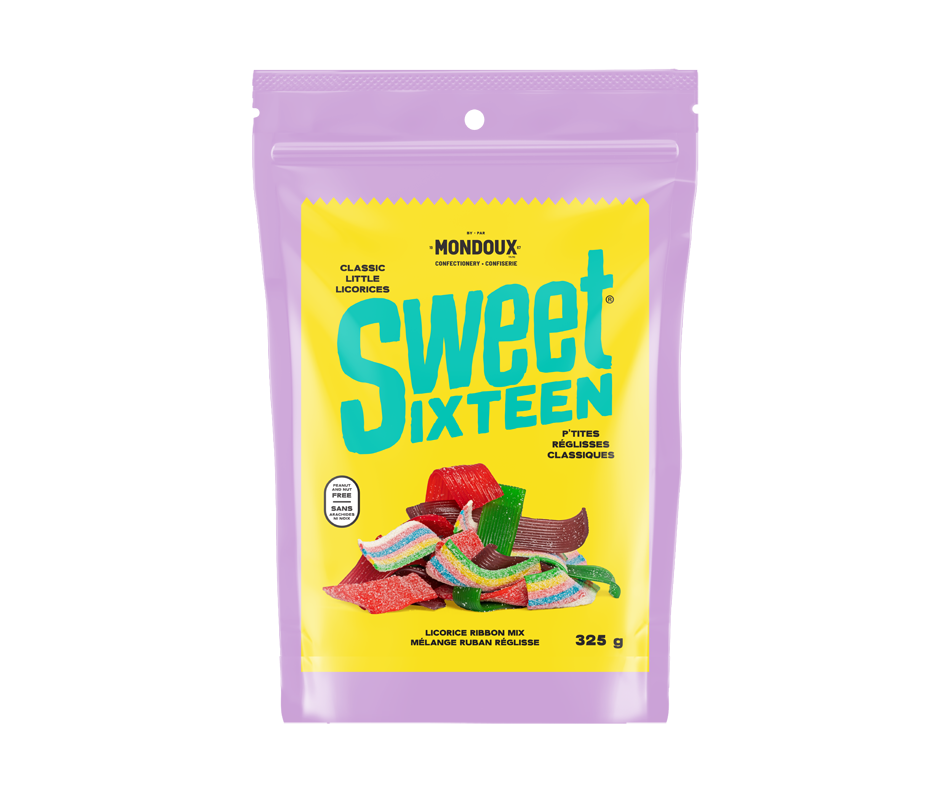 Licorice Ribbon Mix, 325 g Sweet Sixteen Candy Jean Coutu