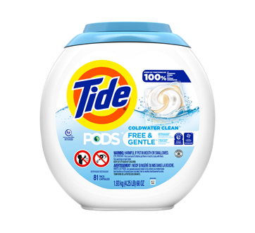 Pods Free & Gentle Liquid Laundry Detergent, 81 units