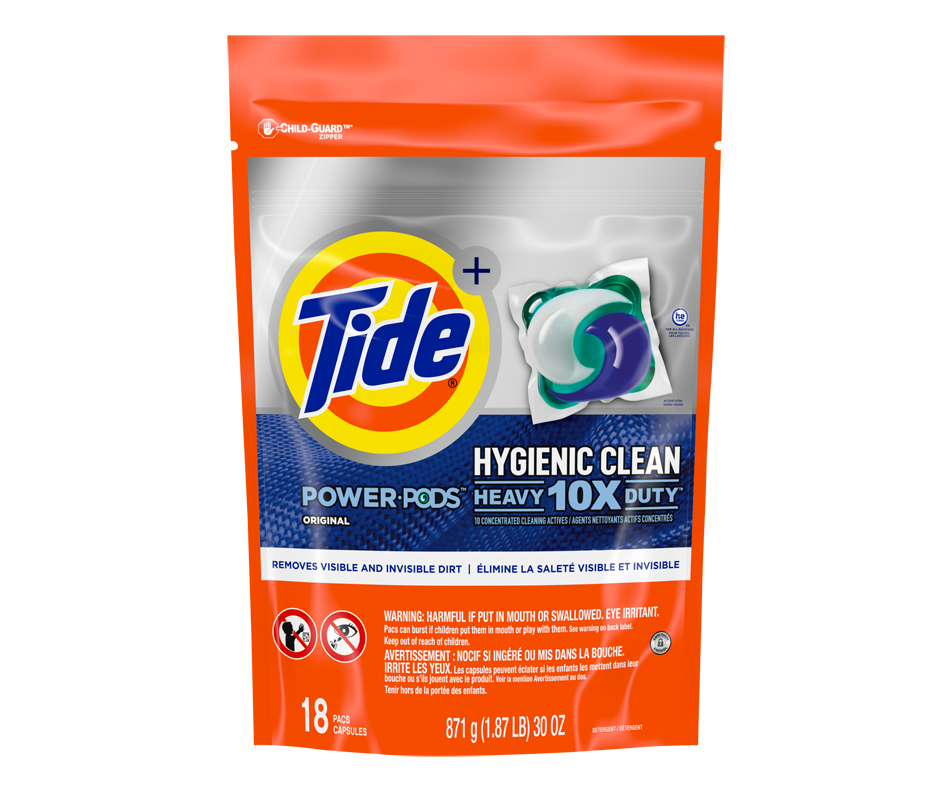 Tide Hygienic Clean Heavy 10x Duty Power Pods Laundry Detergent Pacs