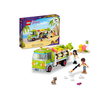 Friends : and Coutu Recycling – Truck construction set Jean Building Lego |