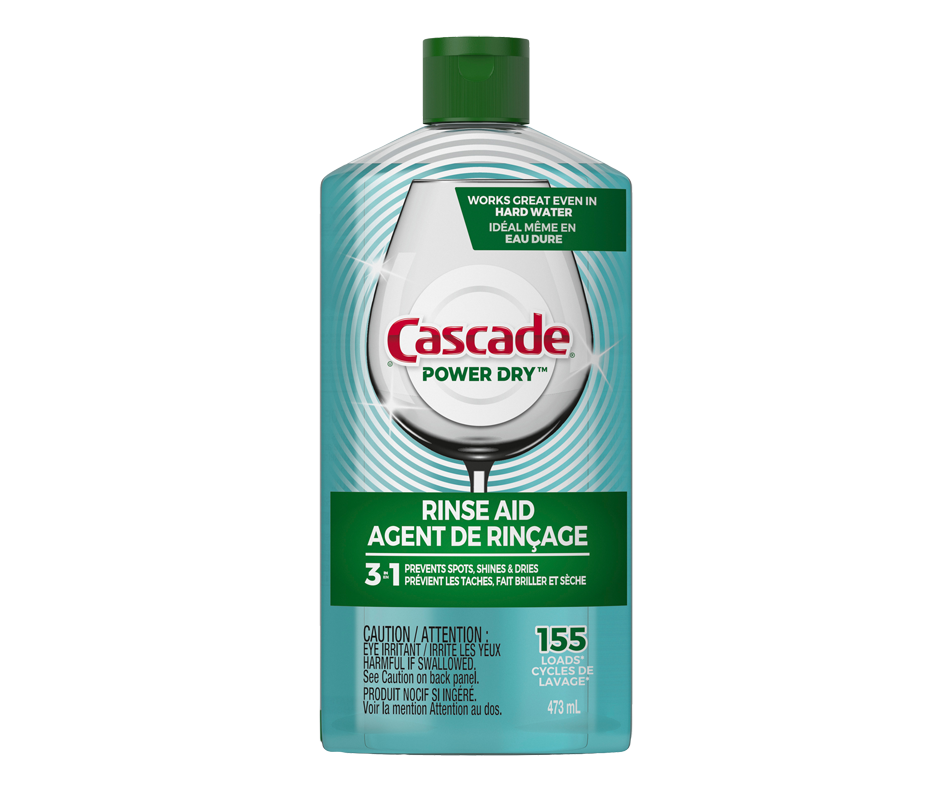 Power Dry Dishwasher Rinse Aid, 473 ml Cascade Dish soap Jean Coutu
