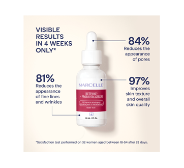 Image 3 of product Marcelle - Retinol³ + Probiotic Night Serum, Refining & Renewing, 30 ml