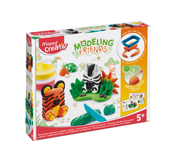 Cute Characters to Model & Decorate, 1 unit, Wild