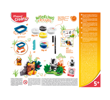 Image 5 of product Maped Creativ - Cute Characters to Model & Decorate, 1 unit, Wild