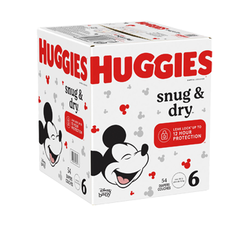 Image 2 of product Huggies - Snug & Dry Baby Diapers, Size 6, 54 units