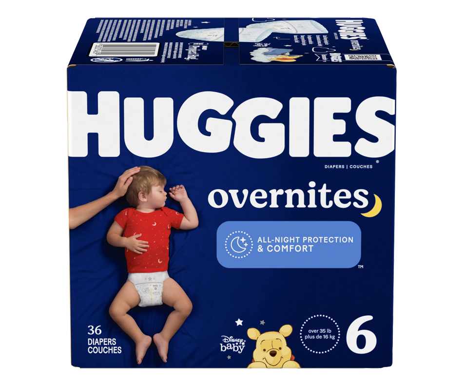 Overnites Nighttime Baby Diapers, Size 6, 36 units Huggies Diaper
